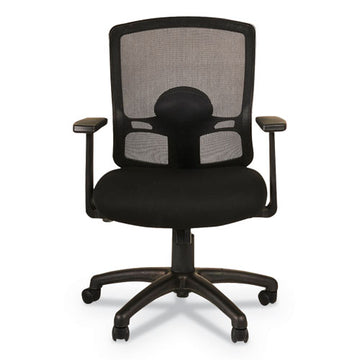 Alera® Alera Etros Series Mesh Mid-back Petite Swivel-tilt Chair, Supports Up To 275 Lb, 17.71" To 21.65" Seat Height, Black freeshipping - TVN Wholesale